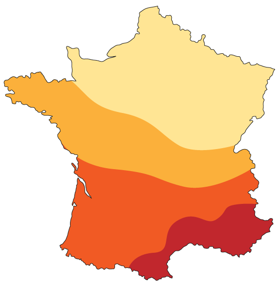 carte ensoleillement