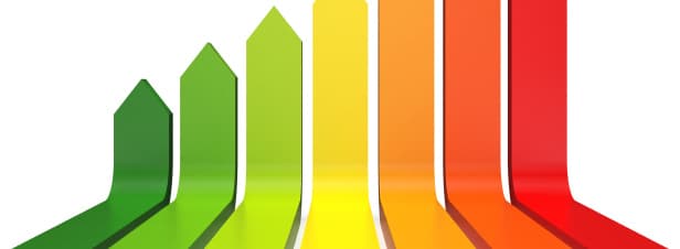 Différentes notes de l'efficacité énergétique saisonnière