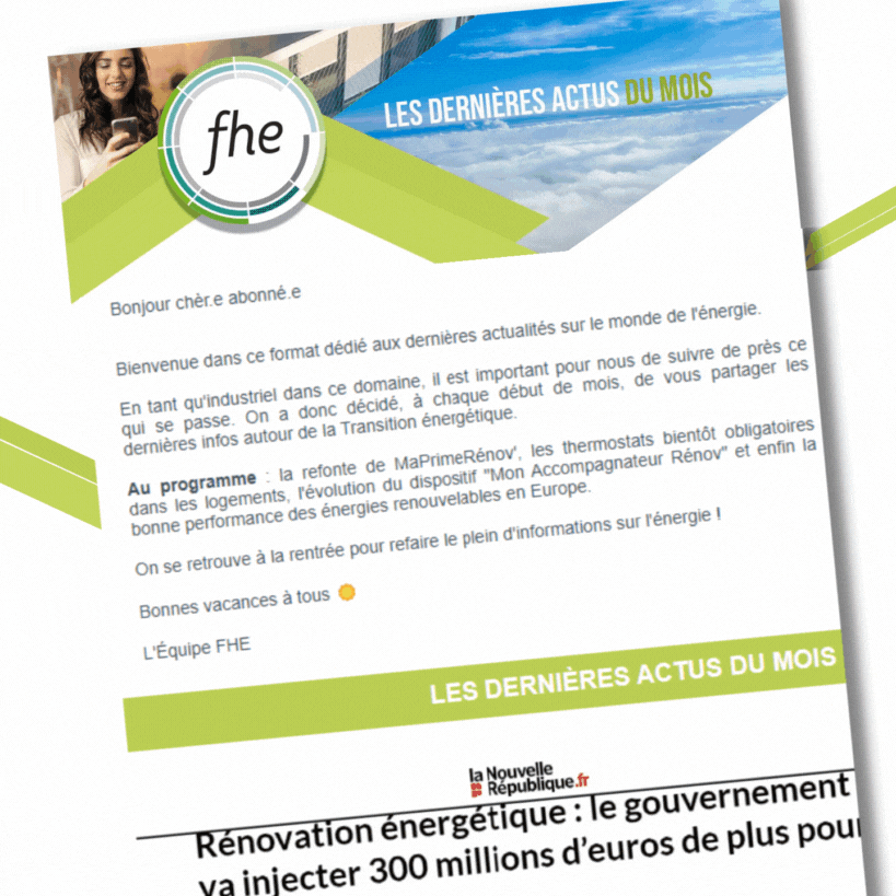 Inscription newsletter qui décrypte le monde de l'énergie
